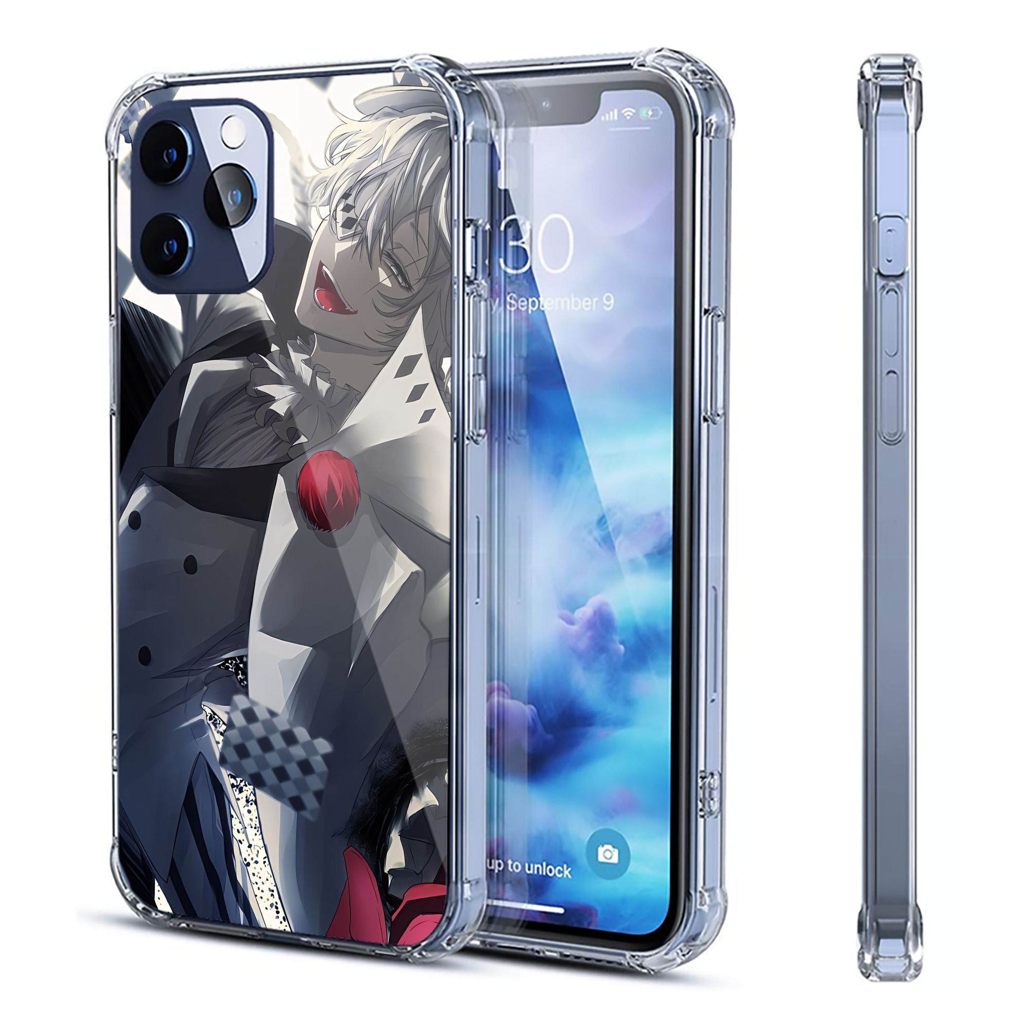 （画像用） 文豪ストレイドッグス Bungo Stray Dogs 【iPhone 12シリーズ対応】透明スマホケース（クリアソフトケース）